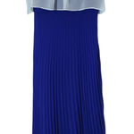 Sangria Sleeveless Blue Maxi Dress with Pleated Skirt Size 6 NWT Photo 0
