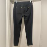 Michael Kors Black Stretch Skinny Jeggings Pants With Elastic Waistband - S Photo 4