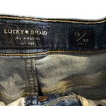 Lucky Brand  Bridgette High Rise Skinny Jeans 10/30 Button Fly Ankle Frayed Hem Photo 8