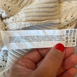 ZARA  Cable Knit‎ Vest In Ivory Size Medium Photo 5