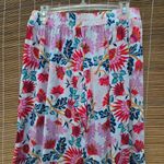 Gypsies & Moondust  bohemian Floral Print wide leg Pants size L Photo 6