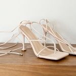 Pretty Little Thing Prettylitthething Nude Strappy Sandals Photo 0