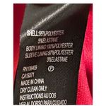 Tahari Asl Firebird Red Split Cape Sleeve Shift Dress Size 4 Photo 8