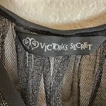 Victoria's Secret Vintage 90’s 2000’s Victoria’s Secret Chemise Sheer Black with Rhinestones M L Photo 2