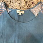 Umgee  Blue and Cream Patterned Mini Dress Photo 3