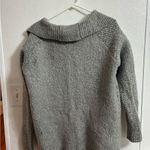 Source Unknown Gray Women's Sweater with Button Closure Photo 2