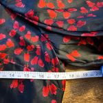 Source Unknown Vintage Unbranded Dress 8 Black Floral Print 100% Polyester Fit Flared No Tags Photo 4