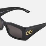 Balenciaga  BB0291S Black/Grey (001) Sunglasses Brand New Authentic Photo 0