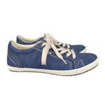 Taos Star Denim Blue Canvas Lace Up Comfort Casual Sneakers Women's‎ 9.5 Photo 1
