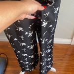Xhilaration NWT  Floral Black and White Women's Flare Pants Size L Photo 3