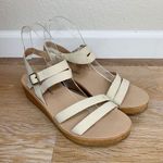 Lucky Brand Hecilia Leather Wedge Strappy Sandals Photo 0