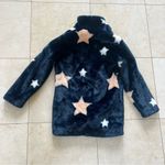 Revolve Eaves Althea Faux Fur Navy Star Jacket NWOT $298 Sz XS Photo 7