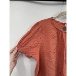 Torrid Eyelet Open Back Blouse Women 1X Pink Preppy Feminine Spring Whimsy Photo 6