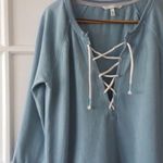 Victoria's Secret Lace Up Pullover Photo 3