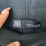 ZARA sz XS gray plaid high waisted career slacks Photo 4