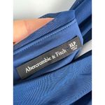 Abercrombie & Fitch Abercrombie Mesh Off The Shoulder Ruched Draped Maxi Dress Formal Evening XLP Photo 6