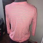 Lands' End nautical striped button down cardigan Photo 1