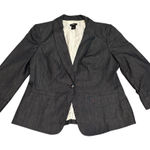 Ann Taylor  Women's Dark Gray‎ Blazer Size 4 Workwear Suit Jacket Photo 0