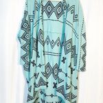 Johnny Was Biya Genoa Embroidered Cocoon Open Front Cardigan Sweater Wrap Jacket Photo 2