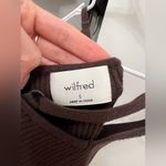 Aritzia Wilfred Brown itinerary sweater tank Photo 2