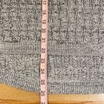 Loft Womens Crew Neck Open Knit Long Sleeve High Low Sweater Gray Size XS Photo 7