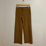 Alice + Olivia  Classics Wide Leg Trouser Pants in Tan/Brown size 2 Photo 1