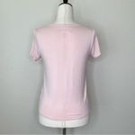 American Eagle  Pink Lace Up Short Sleeves Top Photo 6