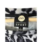 Jones New York Snow Leopard Print Light Weight Sweatshirt Women's Large New Photo 2