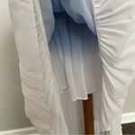 Young Fabulous and Broke  Dress Ombré High Low Hem Beach Coastal Party Blue White Photo 8