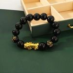 4pcs for $20 in my store ‼️ Imitation Obsidian Bracelet lucky charm Black Photo 0