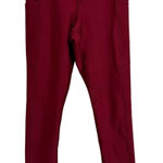 Johnny Was Calme  endurance high waisted maroon leggings size XS NEW‎ Photo 0