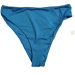 ANDIE 90s High Waisted Bikini Bottom Azul L New Photo 1