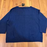 Torrid  Navy Vegan Cashmere Boat Neck Pullover Bow Sweater Women’s New size 1 Photo 5