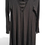 American Eagle  Outfitters Black Long Sleeve Dress Photo 0