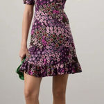 Kate Spade  Pacific Petals Floral Smocked Dress Size 4 Photo 0