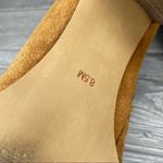 Gibson Latimer  brown suede tie chunky heel boots corset back size 8.5 shoes Photo 7