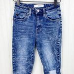 KanCan High Rise Ankle Skinny Jeans Distressed Acid Wash Denim KC7822D Size 3/25 Photo 3