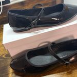 Tahari  Black Vienna Mary Jane Flats Size 7.5 Photo 1