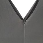 Alfred Sung Maxi Dress Womens 8 Black Ballet Top Taffeta Skirt V-Neck 3/4 Sleeve Photo 9