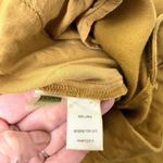 Garnet Hill 100% Linen Wide-Leg Trouser Pants Colorful Golden Yellow size 8 Photo 7