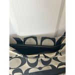 Coach  CROSSBODY PURSE ~ Signature Stripe black and tan Photo 3