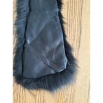 Ladies Women’s Genuine Fur? Collar Scarf Stole Vintage 60 Winter Neck Warmer S Black Photo 6