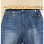 Loft  Jeans Womens 30" High Rise The Kick Crop Distressed Flare Stretch Travel Photo 6