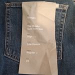 Everlane High Rise The Cheeky Split Hem Jean Organic Cotton Straight Womens 29 Photo 4