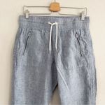 Athleta Cabo Linen Jogger Chambray Blue Size 2 Photo 6