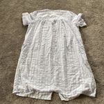 Croft & Barrow  Lavender Striped Floral Night Gown Robe SIZE L Photo 3