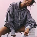 Free People NWT  Pick It Up Pullover in Heather Grey Photo 0