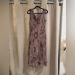 Jonathan Martin  Lavender Floral Midi Dress Photo 1