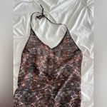 Elegant Multicolor Patterned Dress Black Photo 1