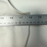 Calvin Klein CALVIN KLEIN White Sleevless Shell Top, Size Medium Photo 5